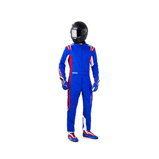 Kombinezon kartingowy Sparco Thunder MY20 niebieski (CIK-FIA)