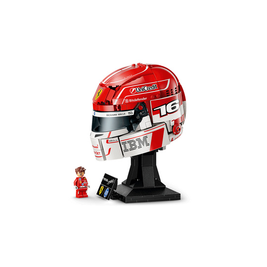 Model Kasku LEGO Charles Leclerc Scuderia Ferrari HP
