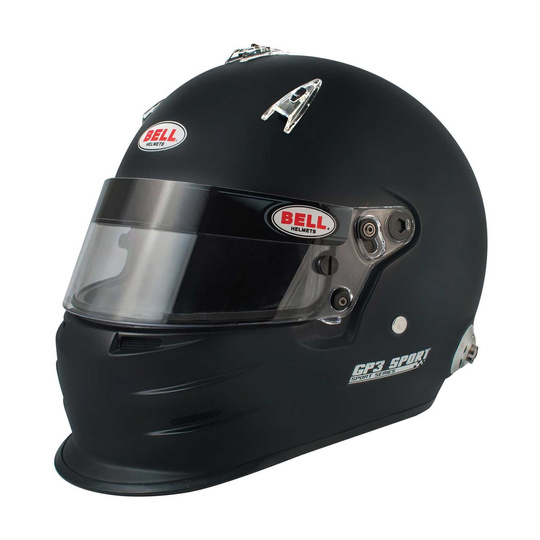 Kask zamknięty Bell GP-3 SPORT HANS czarny (homologacja FIA)