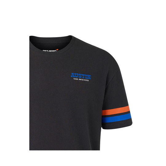 T-shirt męski szary Austin GP McLaren F1 2025