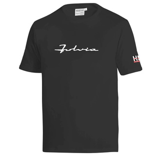 Koszulka t-shirt męska Sparco Lancia HF Fulvia Logo czarna