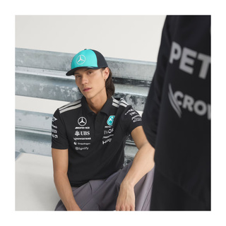 Koszulka polo Team Mercedes AMG F1 2026 czarna