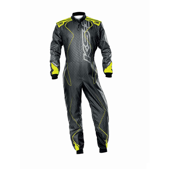 Kombinezon dziecięcy OMP KS-3 ART czarno-żółty (CIK-FIA)