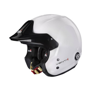Kask Stilo Venti4 Trophy Jet Composite Hans biały (FIA)