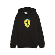 Bluza z kapturem dziecięca Logo Scuderia Ferrari F1 2026 czarna