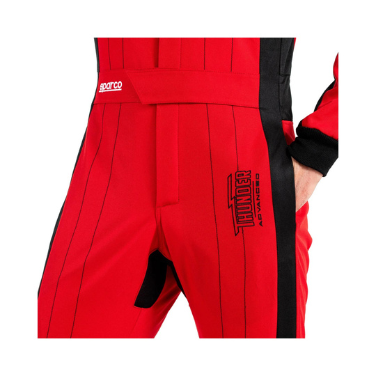 Kombinezon kartingowy Sparco THUNDER czerwony (FIA)