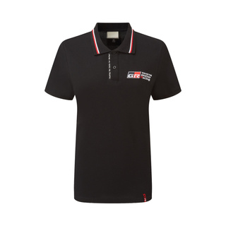 Koszulka polo damska GR Logo Toyota Gazoo Racing 2026 czarna
