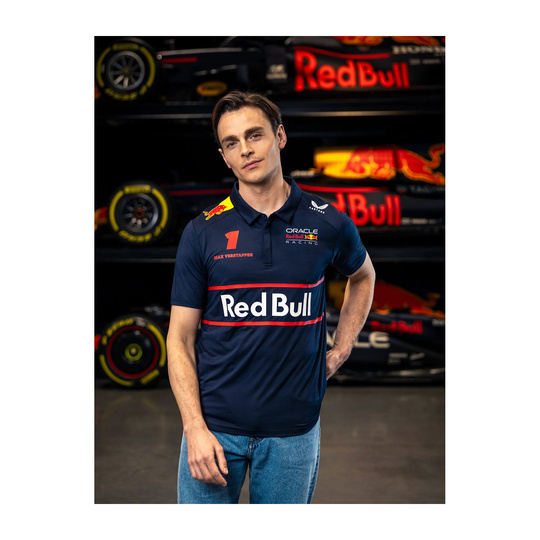 Koszulka polo Max Verstappen Team Red Bull Racing F1