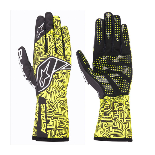 Rękawice Alpinestars TECH-1 K Race V2 Vertical żółte