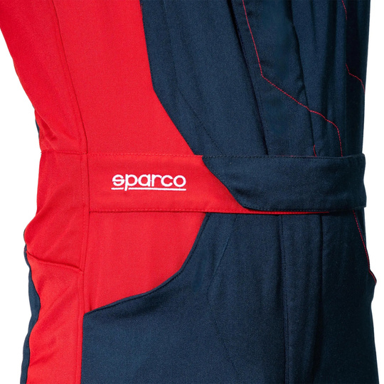 Kombinezon Sparco SPRINT Advanced Asymetrical Granatowo-Czerwony (homologacja FIA)