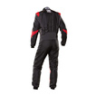 Kombinezon OMP ONE EVO X czarno-czerwony (homologacja FIA)