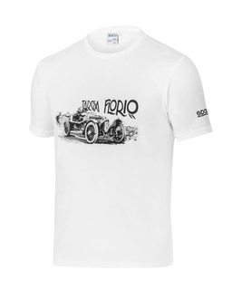 Koszulka t-shirt Targa Florio #T2 Sparco biała