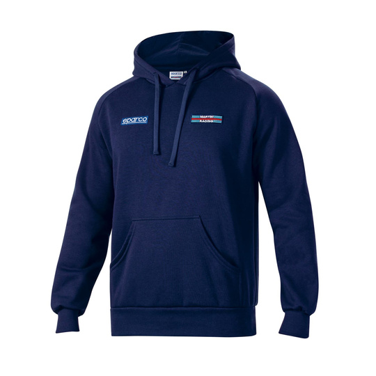 Bluza z kapturem Stripe Sparco Martini granatowa
