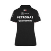 Polo damskie Team Black Mercedes AMG F1 2024