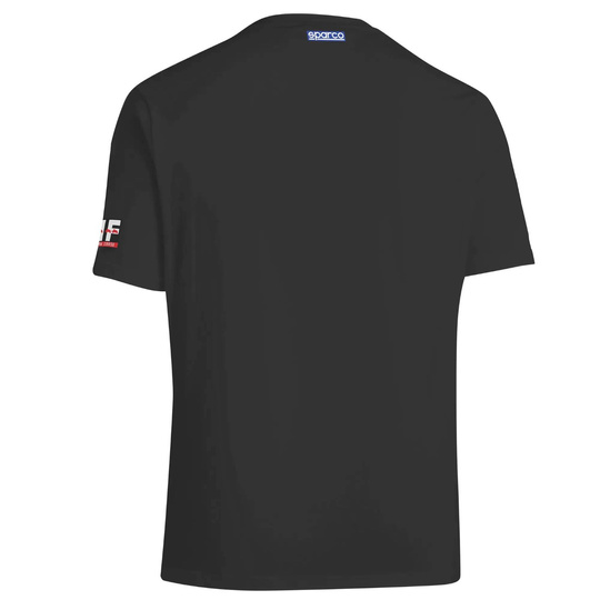 Koszulka t-shirt męska Sparco Lancia HF Fulvia Logo czarna