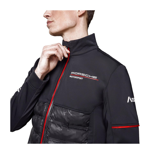 Kurtka męska Team Hybrid czarna Porsche Motorsport 2026