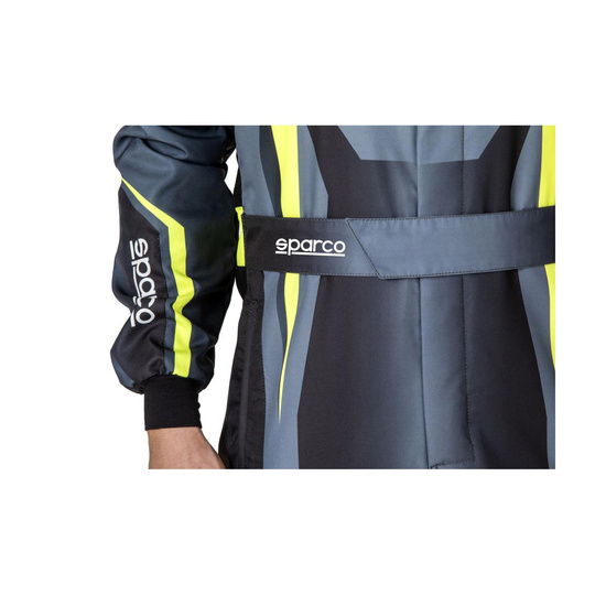 Kombinezon dziecięcy Sparco Prime K czarny/żółty (FIA)