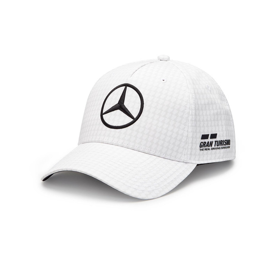 Czapka baseballowa dziecięca biała Lewis Hamilton Mercedes AMG F1
