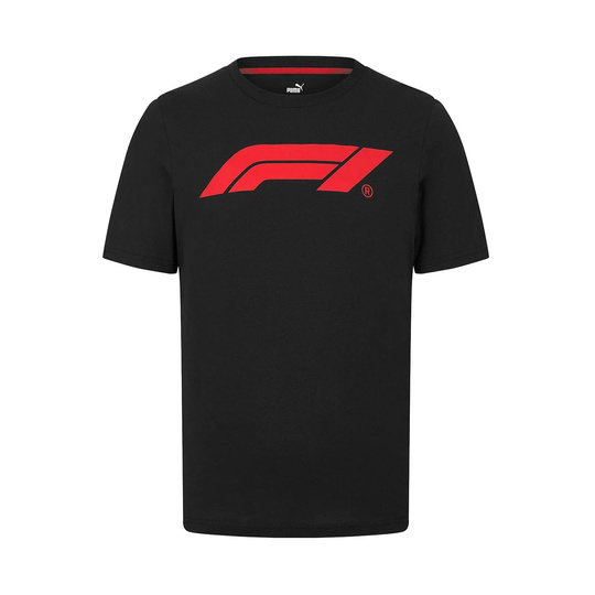 T-shirt męski Logo czarny Formula 1 2025