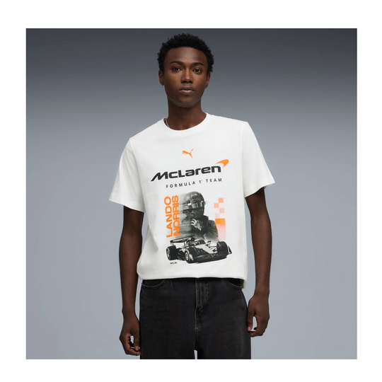 T-shirt męski biały Lando Norris McLaren F1 2026