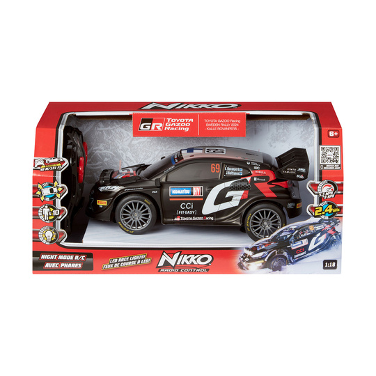 Model sterowany RC Kalle Rovanpera 1:18 WRC Yaris Rally1 Toyota Gazoo Racing