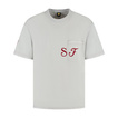 T-shirt męski Graphic szary Scuderia Ferrari F1 2025