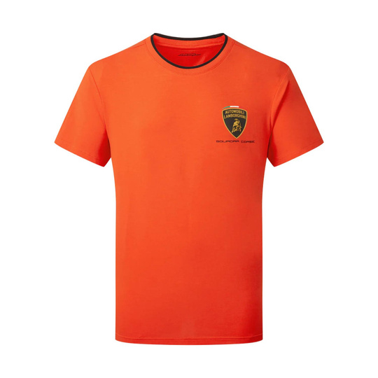 T-shirt męski pomarańczowy Squadra Corse Lamborghini 2024