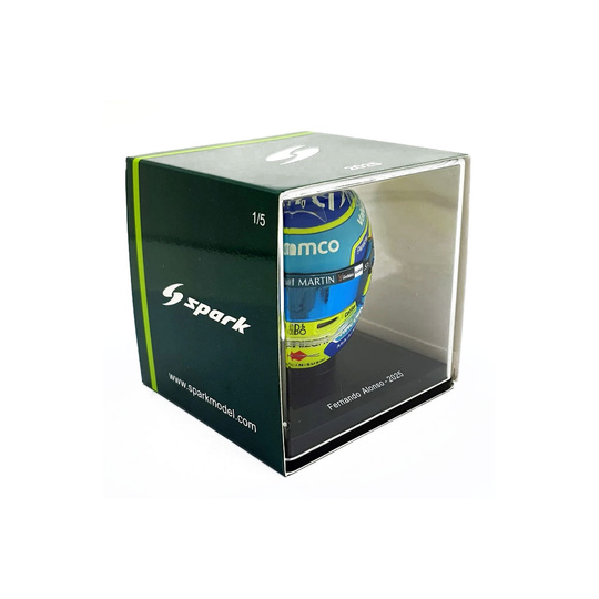 Model 1:5 kask Fernando Alonso Aston Martin F1 2025