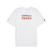 T-shirt męski DTS Relaxed biały Formula 1 2025