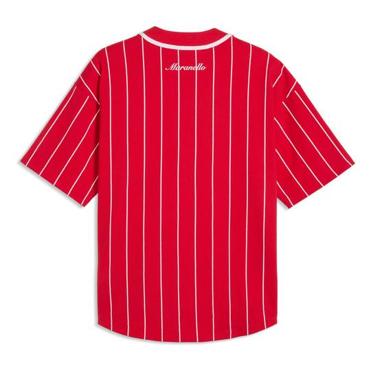 Koszula baseballowa czerwona Retro Scuderia Ferrari F1 2026