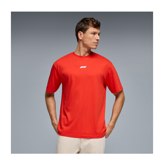 T-shirt męski czerwony Racing Line Formula 1 2026