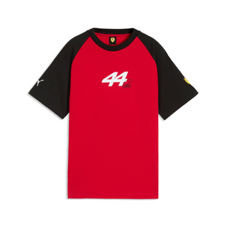 Koszulka T-shirt dziecięca Lewis Hamilton Graphic Scuderia Ferrari F1 2026 czerwona