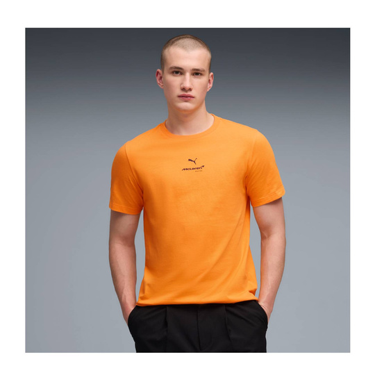 T-shirt męski pomarańczowy Small Logo McLaren F1 2026