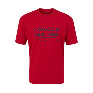 T-shirt męski Logo Relaxed czerwony Red Bull Racing 2026