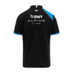 Koszulka męska polo Alpine F1 Team Race Team Black 