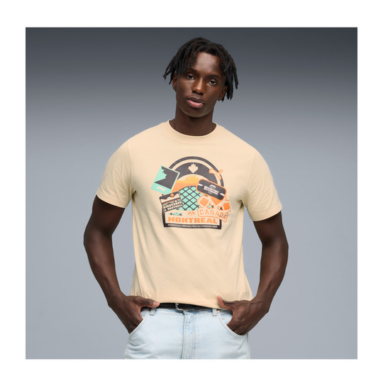 Koszulka T-shirt męska beżowa Canada Formula 1 2026