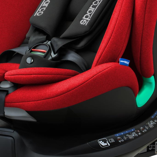 Fotelik dziecięcy Sparco SK7000I czerwony