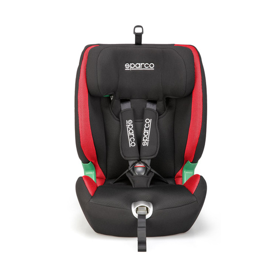 Fotelik dziecięcy Sparco SK5000I czarno-czerwony