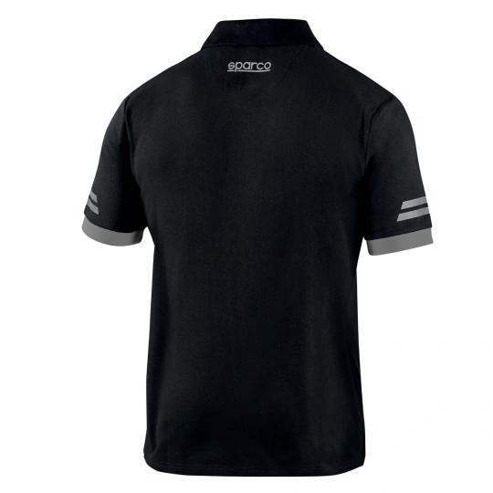 Polo męskie TECH Sparco czarne