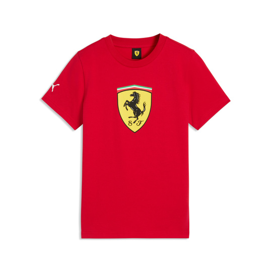 Koszulka t-shirt dziecięca Large Logo Scuderia Ferrari F1 2026 czerwona