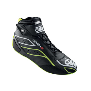 Buty OMP ONE-S MY20 czarno-żółte (homologacja FIA)