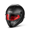 Kask zamknięty Sparco STEALTH KF CARBON 8878-2024 czarno-czerwony (FIA)