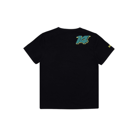 T-shirt męski czarny Alonso Kimoa Aston Martin F1 