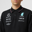 Sweterek Polo męskie LS Team Black Mercedes AMG F1 