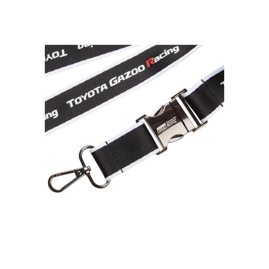 Smycz Logo Toyota Gazoo Racing czarna