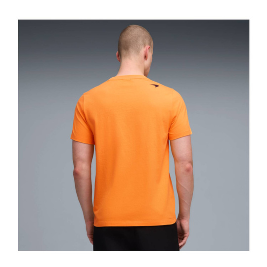 T-shirt męski pomarańczowy Small Logo McLaren F1 2026