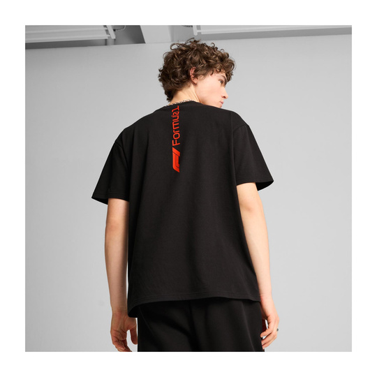 T-shirt męski Essential Relaxed Logo czarny Formula 1 2025