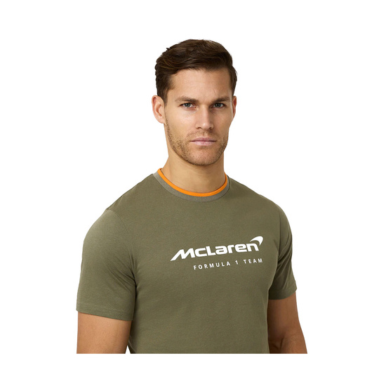 T-shirt męski Essentials zielony McLaren F1 2025