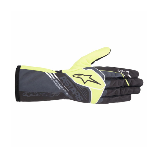 Rękawice Alpinestars TECH-1 K Race V2 Corporate szare/żółte