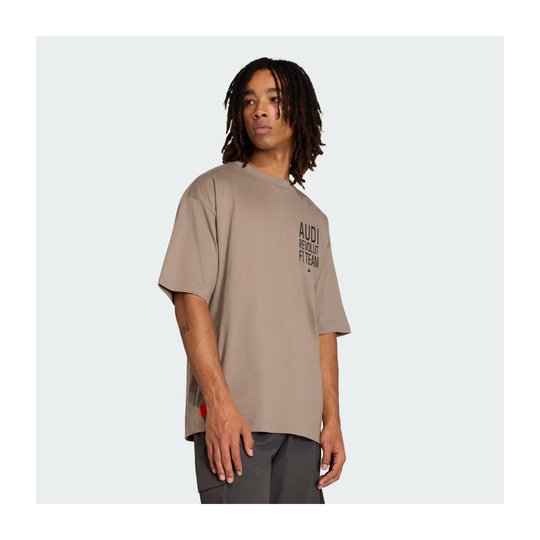 T-shirt męski Elevated Graphic brązowy Audi Revolut F1 2026